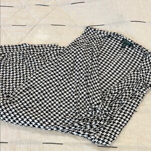 Lauren Ralph Lauren Black and White Houndstooth dress size 3x